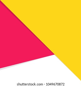 Colorful of yellow,white and pink on background.Vector abstract,vector illustration,web,poster,banner,application,flat  lay style.
