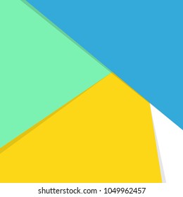 Colorful of yellow,white,blue and green on background.Colorful background,vector abstract,vector illustration,web,poster,banner,flat lay style. - Shutterstock ID 1049962457