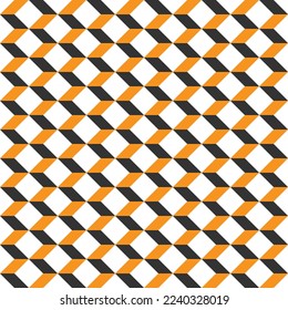 Colorful zig zag arrow pattern on white background. Colorful Halloween modern backdrop design. Left and right direction pattern on white background.