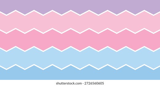 Diseño de fondo de papercut zig zag colorido