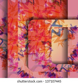 Colorful zigzag background, abstract digital Illustration.