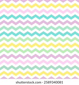 Colorful Zigzag Seamless Pattern texture