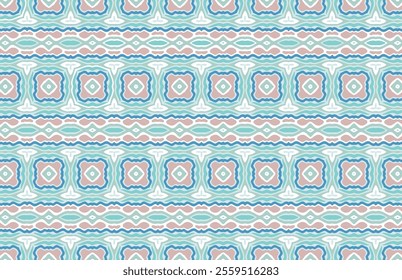Colorful zigzag textile design pattern