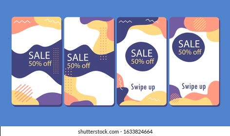 colorfulk sale bundle design for instastory resolution, poster, flyer, background ,and brochure