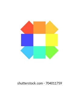 colorfull abstract logo vector eps 10