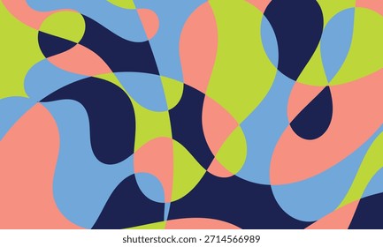 Composición orgánica abstracta colorida de las Formas para el fondo