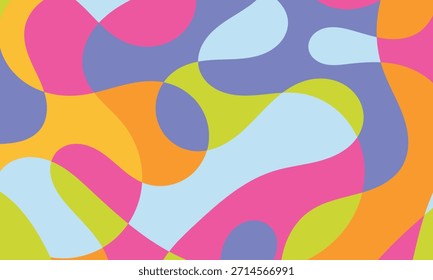 Composición orgánica abstracta colorida de las Formas para el fondo