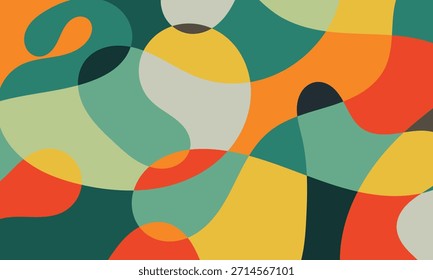Composición orgánica abstracta colorida de las Formas para el fondo