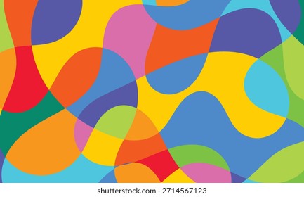 Composición orgánica abstracta colorida de las Formas para el fondo