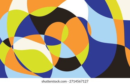 Composición orgánica abstracta colorida de las Formas para el fondo
