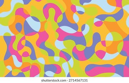 Composición orgánica abstracta colorida de las Formas para el fondo