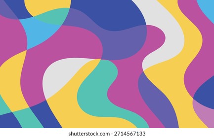 Composición orgánica abstracta colorida de las Formas para el fondo