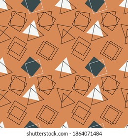 Colorfull abstract shape seamless pattern.Great for wrapping paper,scrapbooking,cearic motifs,textile,fabric.