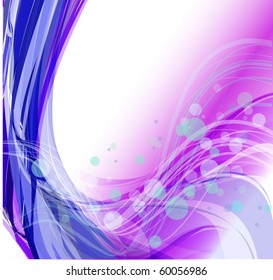 Diseño de vector ondulado colorido abstracto