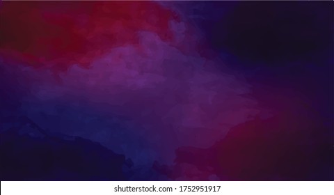 Colorfull artist watercolor background design vector