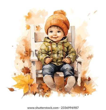 Colorfull Autumn And Fall Design watercolor Bundle