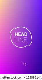 Colorfull Background. Banner Design Composition. Horizontal Orientation. Modern Geometric Pattern. Colorfull Background.