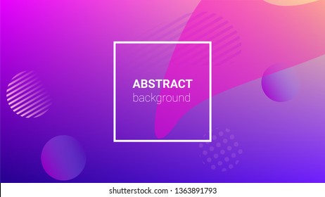 Colorfull Background. Banner Design Composition. Horizontal Orientation. Modern Geometric Pattern. Colorfull Background.