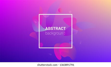 Colorfull Background. Banner Design Composition. Horizontal Orientation. Modern Geometric Pattern. Colorfull Background.