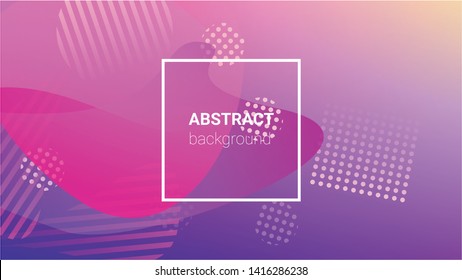 Colorfull Background. Banner Design Composition. Horizontal Orientation. Modern Geometric Pattern. Colorfull Background.