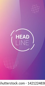 Colorfull Background. Banner Design Composition. Modern Geometric Pattern. Horizontal Orientation. Colorfull Background.