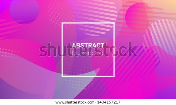 Colorfull Background Horizontal Orientation Banner Design Stock Vector ...