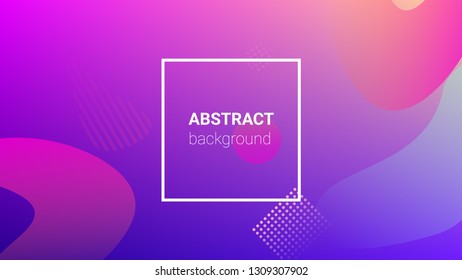 Colorfull Background. Horizontal Orientation. Modern Geometric Pattern. Banner Design Composition. Colorfull Background.