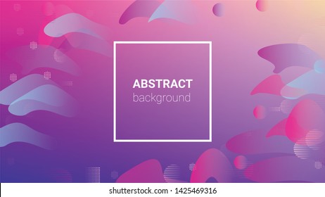 Colorfull Background. Horizontal Orientation. Modern Geometric Pattern. Banner Design Composition. Colorfull Background.