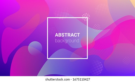 Colorfull Background. Horizontal Orientation. Modern Geometric Pattern. Banner Design Composition. Colorfull Background.