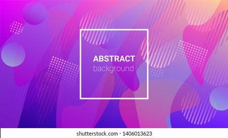 Colorfull Background. Modern Geometric Pattern. Horizontal Orientation. Banner Design Composition. Colorfull Background.