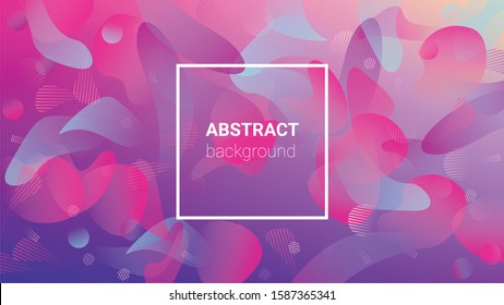 Colorfull Background. Modern Geometric Pattern. Banner Design Composition. Horizontal Orientation. Colorfull Background.