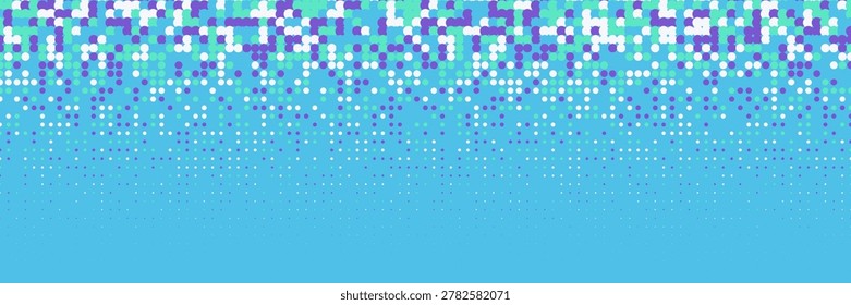 Colorfull Background. Summer Art In Minimal Design. Futuristic Elements On Flat Page. Dots Flyer. Minimalist 1980 Pattern. Geometric Line Poster. Trendy Colorfull Background