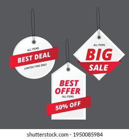 colorfull beautiful tag vector design.