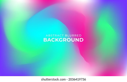 Plantilla de vector de fondo abstracto de color borroso