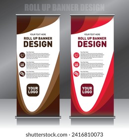Colorfull Business Roll up banner design