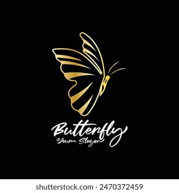 colorfull Butterfly Logo, Animal Design With Beautiful Wings, Decorative Animals, Product Brands