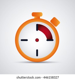 Colorfull Chronometer icon. Time design. Vector graphic