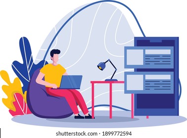 colorfull daily activities vector for your decoration