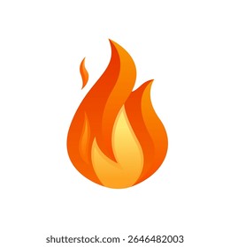 Colorfull fire icon vector illustration