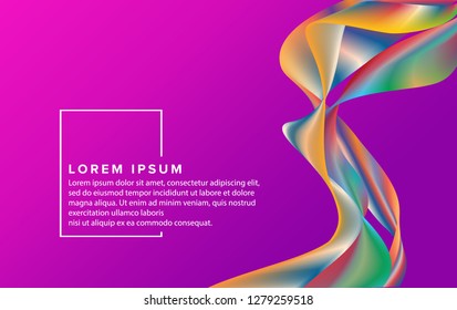 Colorfull flame background, cover, banner, template vector.