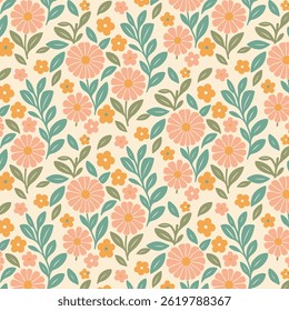 colorfull flower pattern background for your merchandise