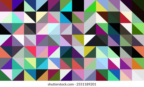 Colorfull geometric background with low poly triangle shapes design

