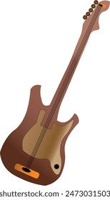 Colorfull Guitar. Around 3,400 years ago, the first signs of a guitar-like instrument appeared in Asia Minor and the Middle East.