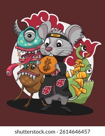 colorfull ilustration in vector base