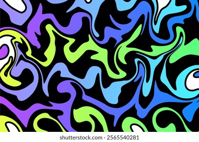 COLORFULL LIQUID BACKGROUND. abstract background design for presentation, banner, web, wallpaper