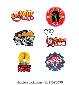Colorfull Logo Bundle Suitable for your  Business