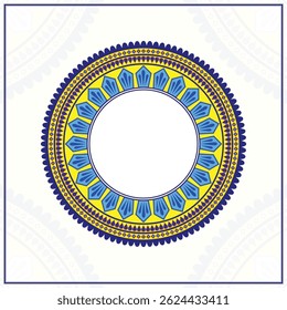 design de vetor mandal colorido 2025581