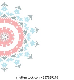 Colorfull mandala card