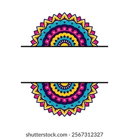 Colorfull Mandala Design Element Collection