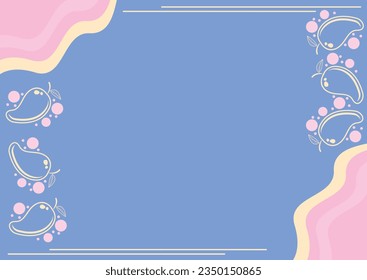 colorfull mango fruit vector background illustration.bright vibrant banners, posters, cover design templates, social media stories wallpapers ready to print,good template for school,agriculture,child